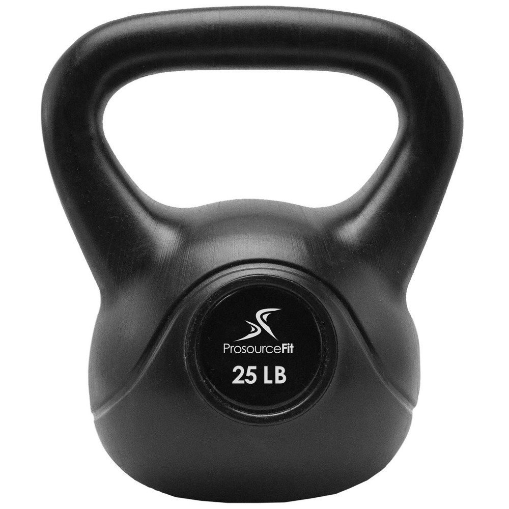 ProsourceFit Vinyl Plastic Kettlebell, 25 lb