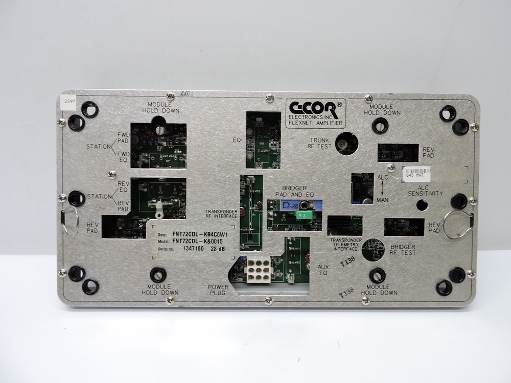 C-COR FNT72CDL-KB4C6W1 FLEXNET TRUNK AMPLIFIER - NICE!