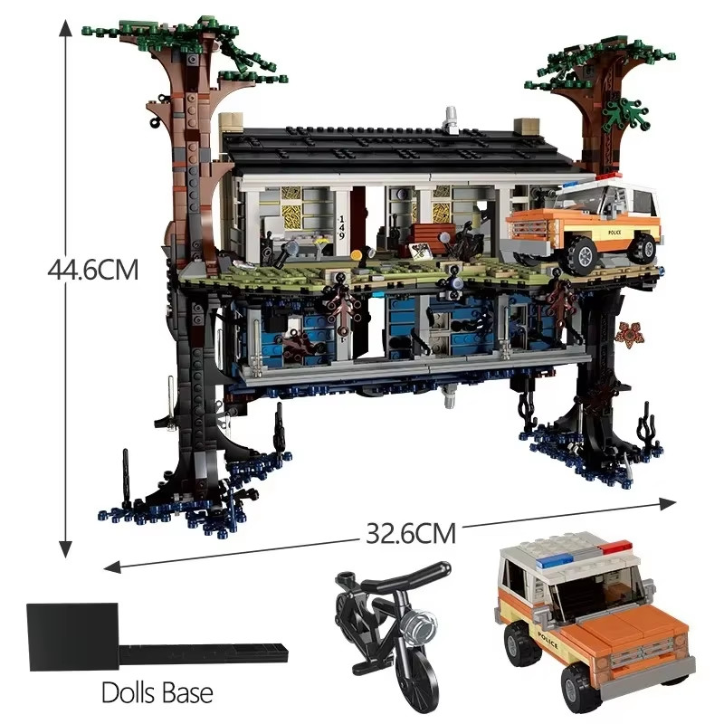 2287Pcs Stranger Things the Upside down Building Blocks Model Brick Kit MOC