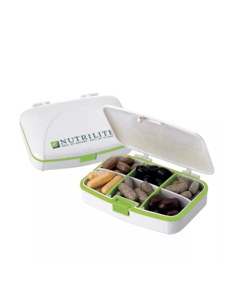 NEW - Pill Box Amway NUTRILITE SUPPLEMEN CASE