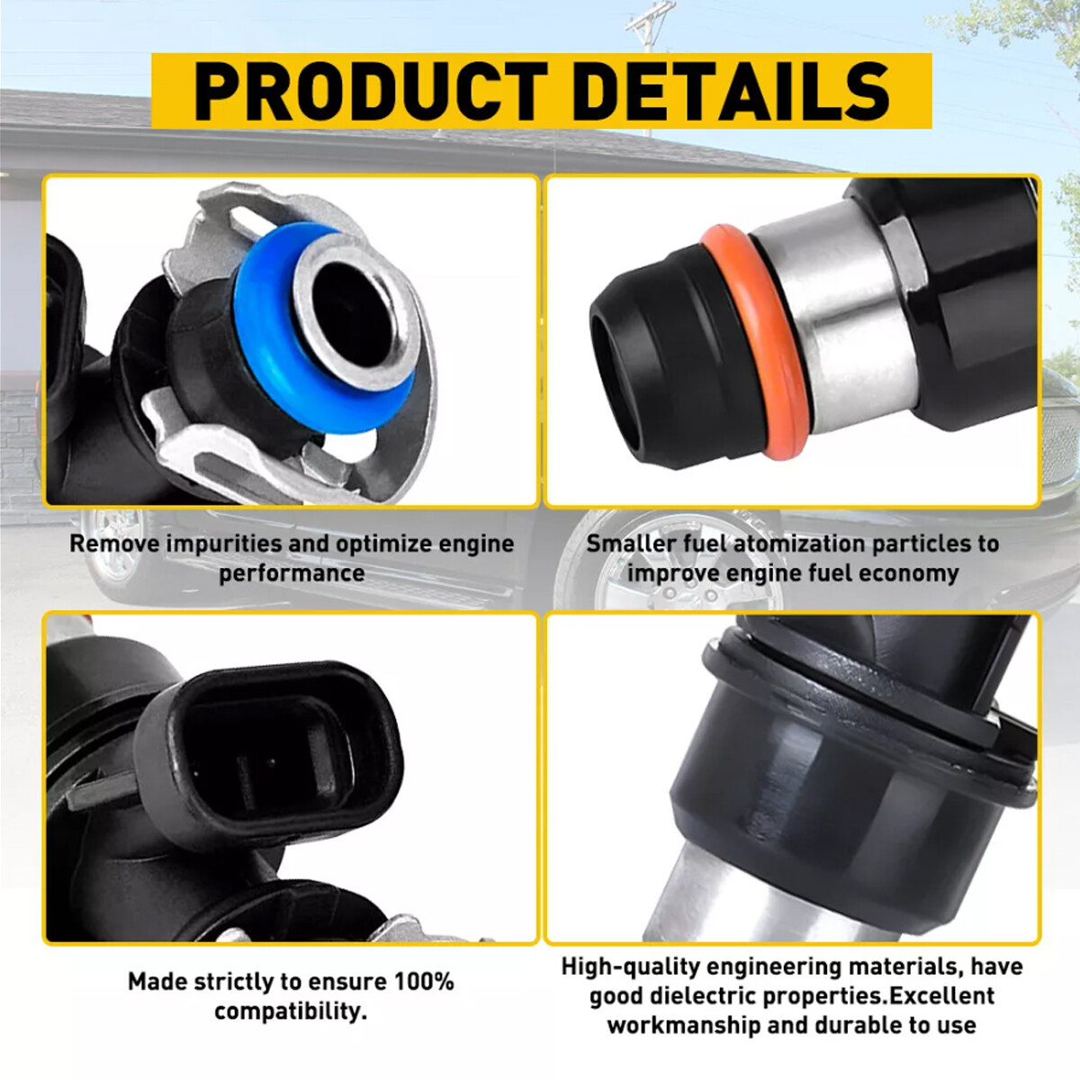 8x Genuine 25317628 Fuel Injectors For ACDelco GMC Chevrolet 4.8L 5.3L 6.0L