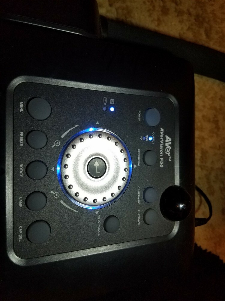 AVer AVerVision F50 Flexible Arm Visualizer Portable Overhead Document Camera.