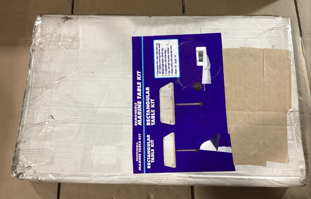 JIF Rectangle Table Kit w/ Surface Mount Ivory DSH-KS ( Open Box / Large Chip )