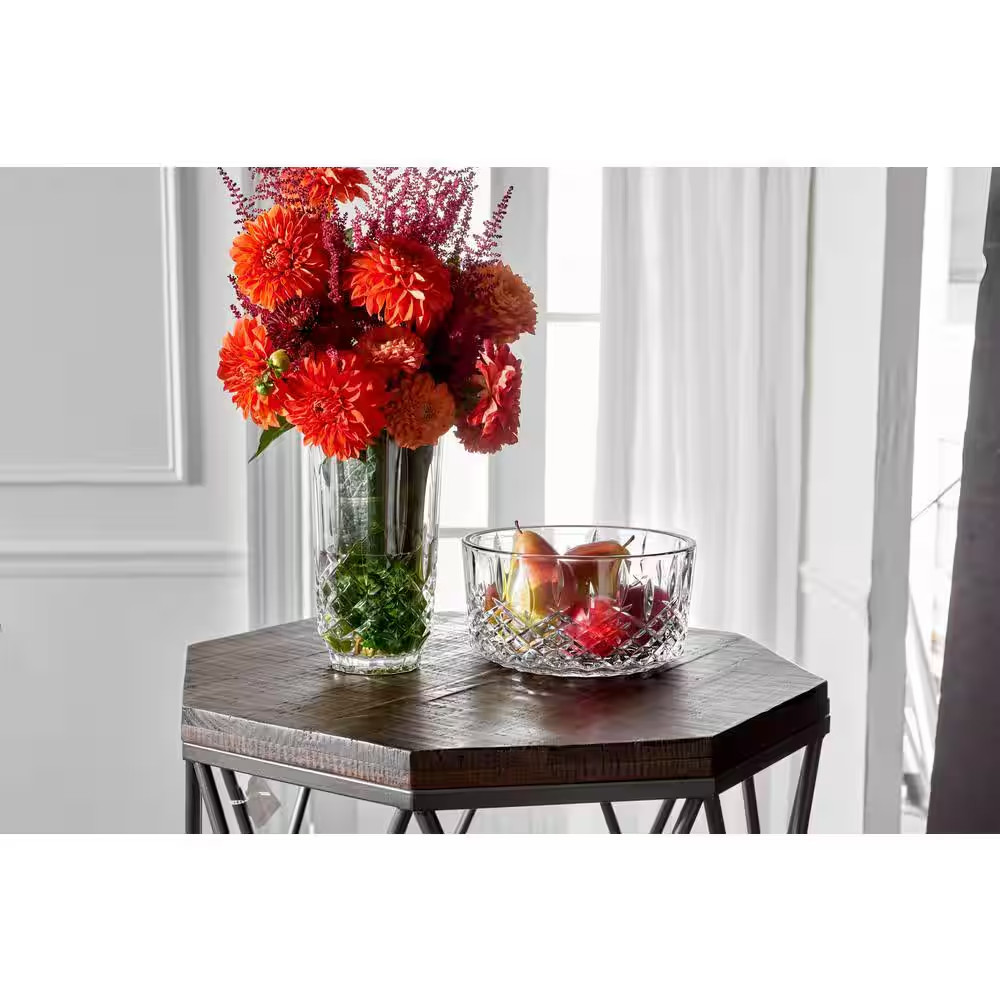 Markham 9 In. Clear Crystal Vase