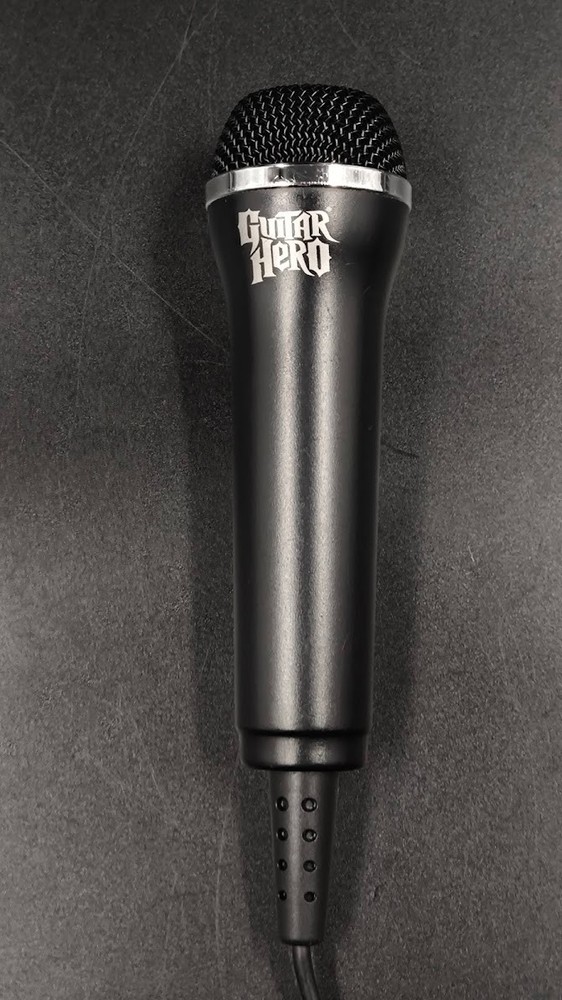Guitar Hero Microphone Used Working Black
