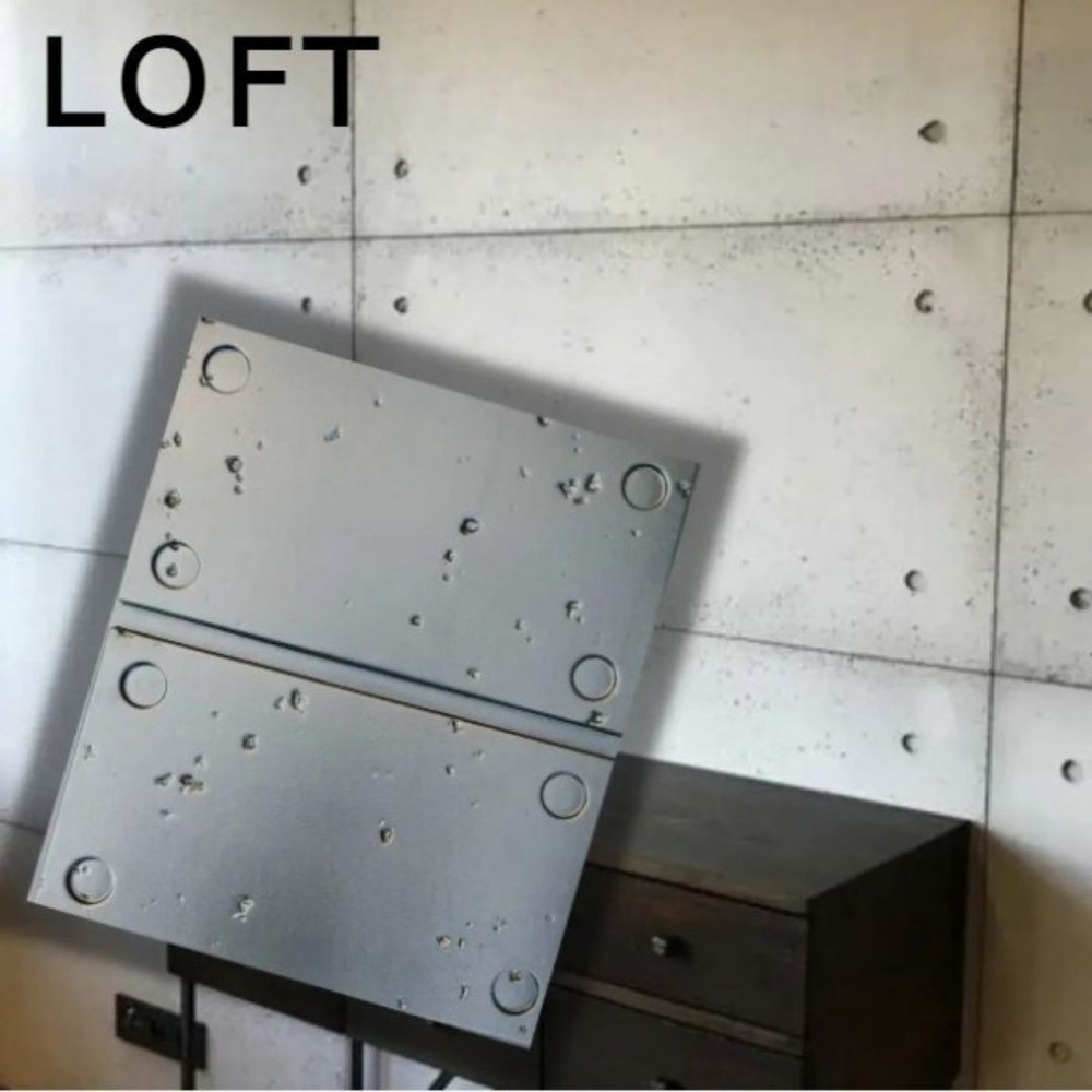 Mold For 3D Panel LOFT Molds Plaster Wall Art Decor ABS Plastic Form