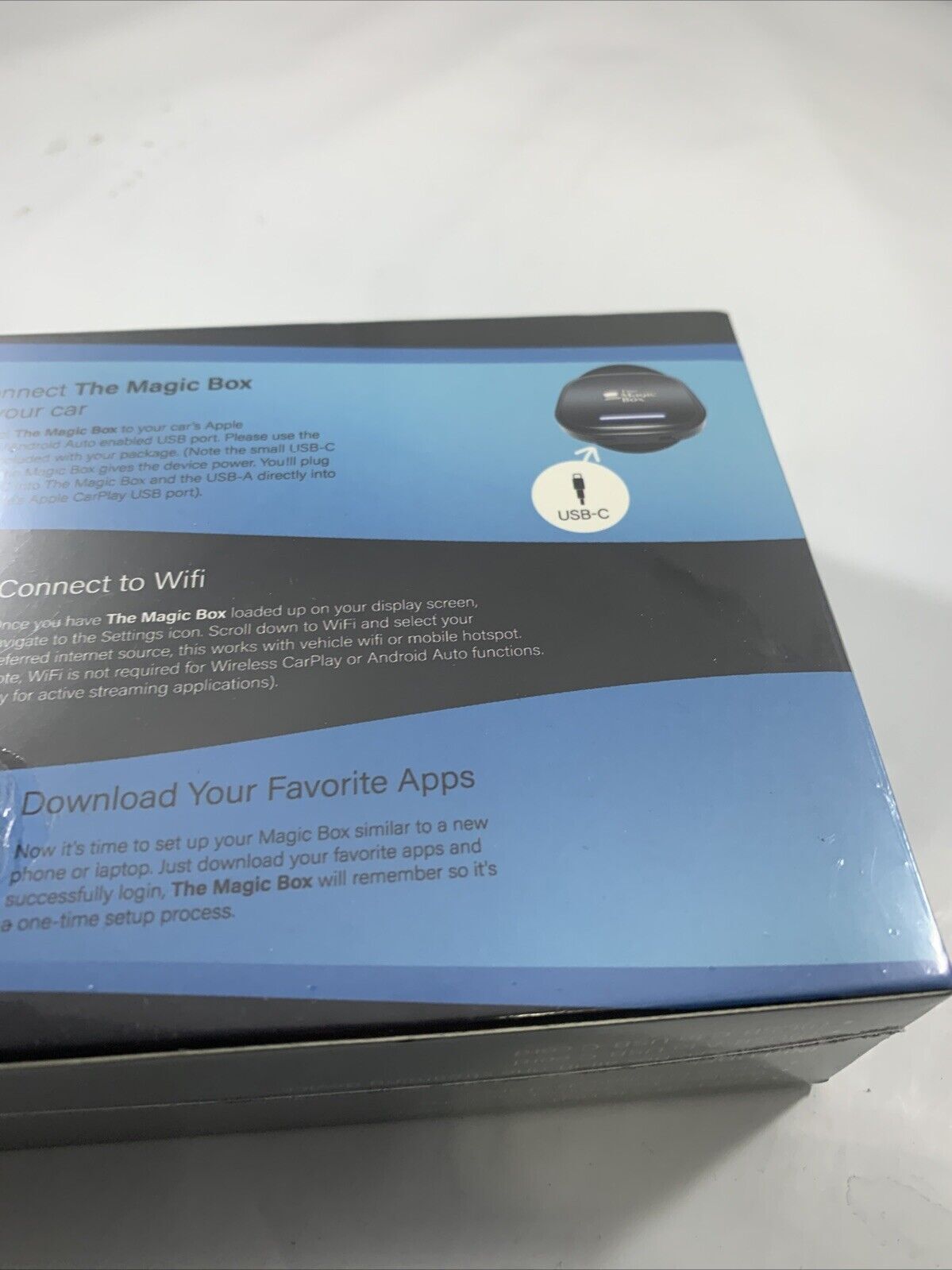 The Magic Box 2.0, Wireless CarPlay/Android Auto Adapter, Wireless Auto