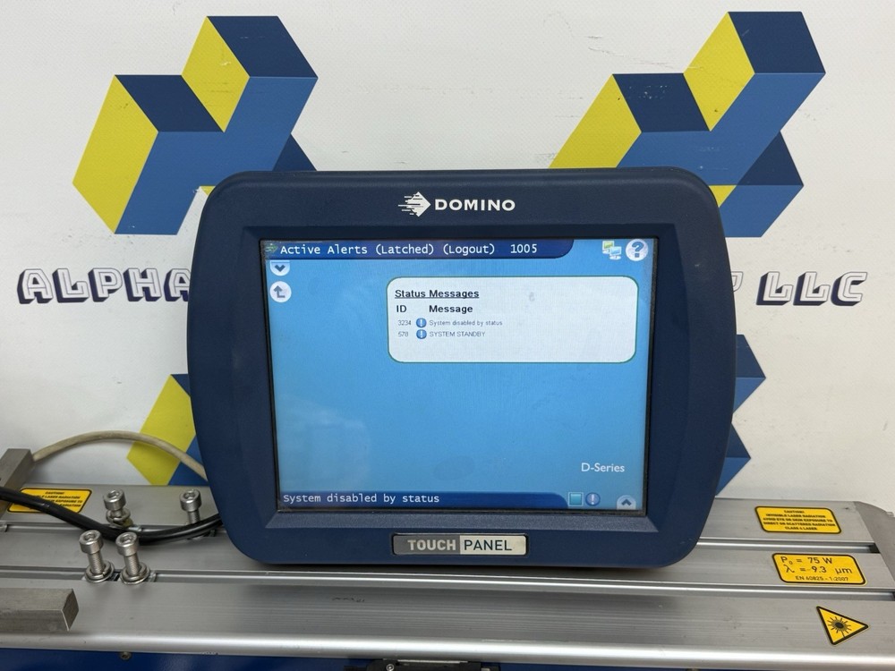 Domino D320I D Series Blue Printer Laser Marking Touch Panel