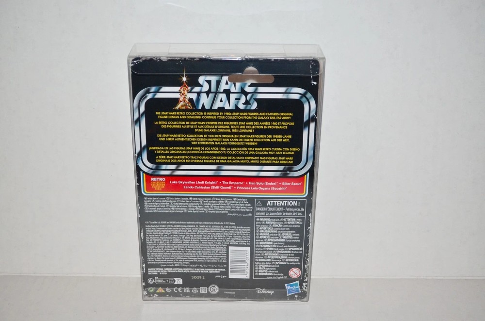 Star Wars Retro Kenner 3.75" Action Figures Plastic Protector Cases Storage