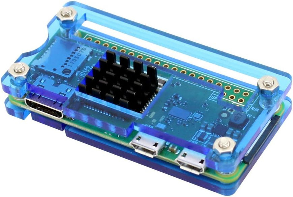 Raspberry Pi Zero Case Kit with Heatsink, HDMI Adapter, for Pi Zero 2 / W