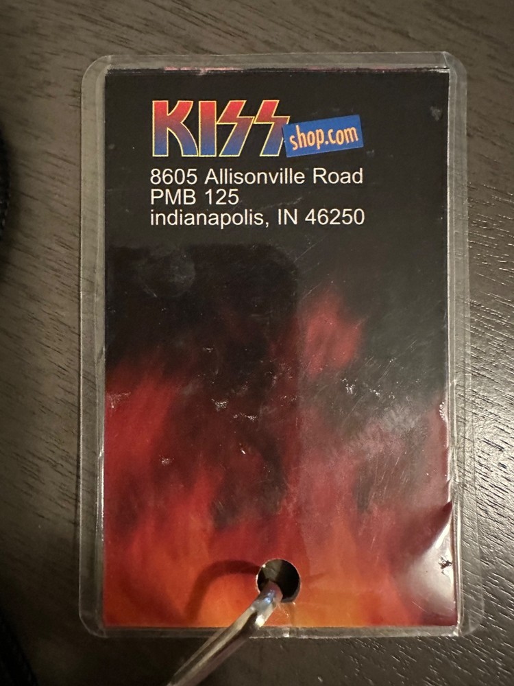 Kiss Laminate Indy Expo 2002 Dealer Authentic Pass