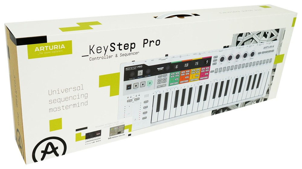 Arturia Keystep Pro Sequencer 37-Key USB DJ/Recording Keyboard Controller+Stand