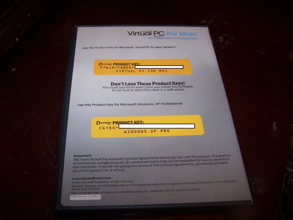 Microsoft Office Mac v.X  with Key