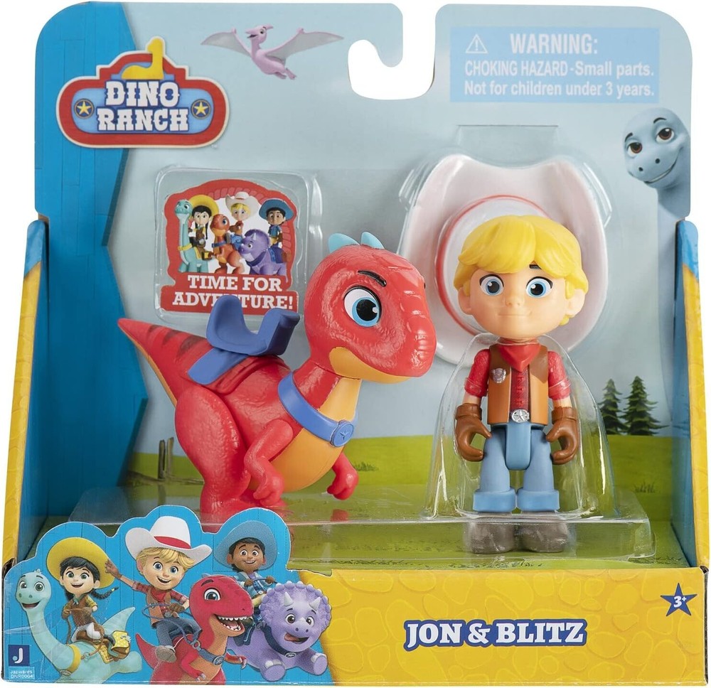 Dino Ranch Jon and Blitz Playset - New