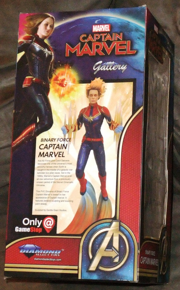 Gallery Marvel Binary Force Captain Marvel PVC Diorama GS Exc. NIB