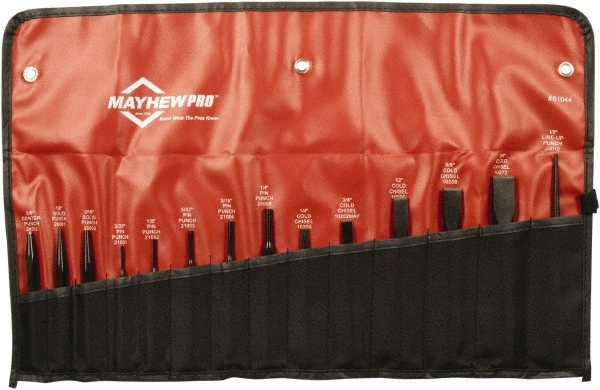 Mayhew 14 Piece Punch & Chisel Set