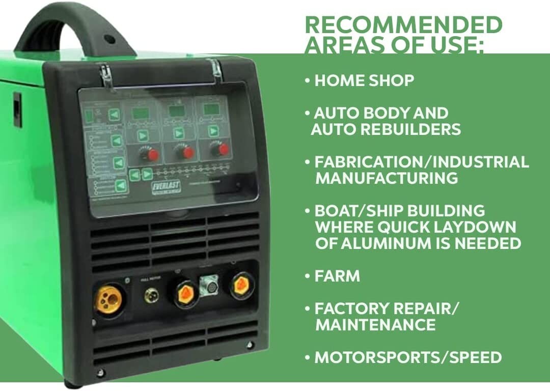 Everlast Poweri-MIG 253DPi Single/Double Pulse 250Amp MIG SYNERGIC Welder NOVA