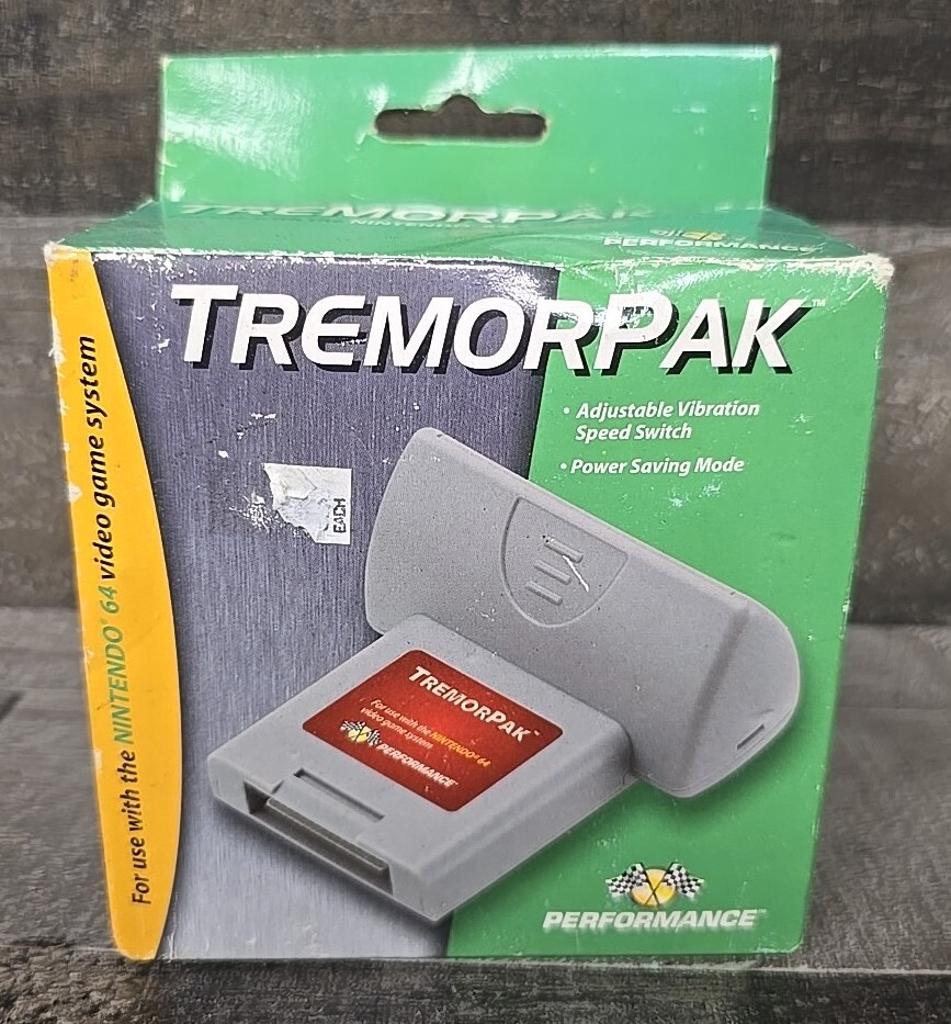 Nintendo 64 N64 Performance Tremor Pak  Rumble Pack Boxed