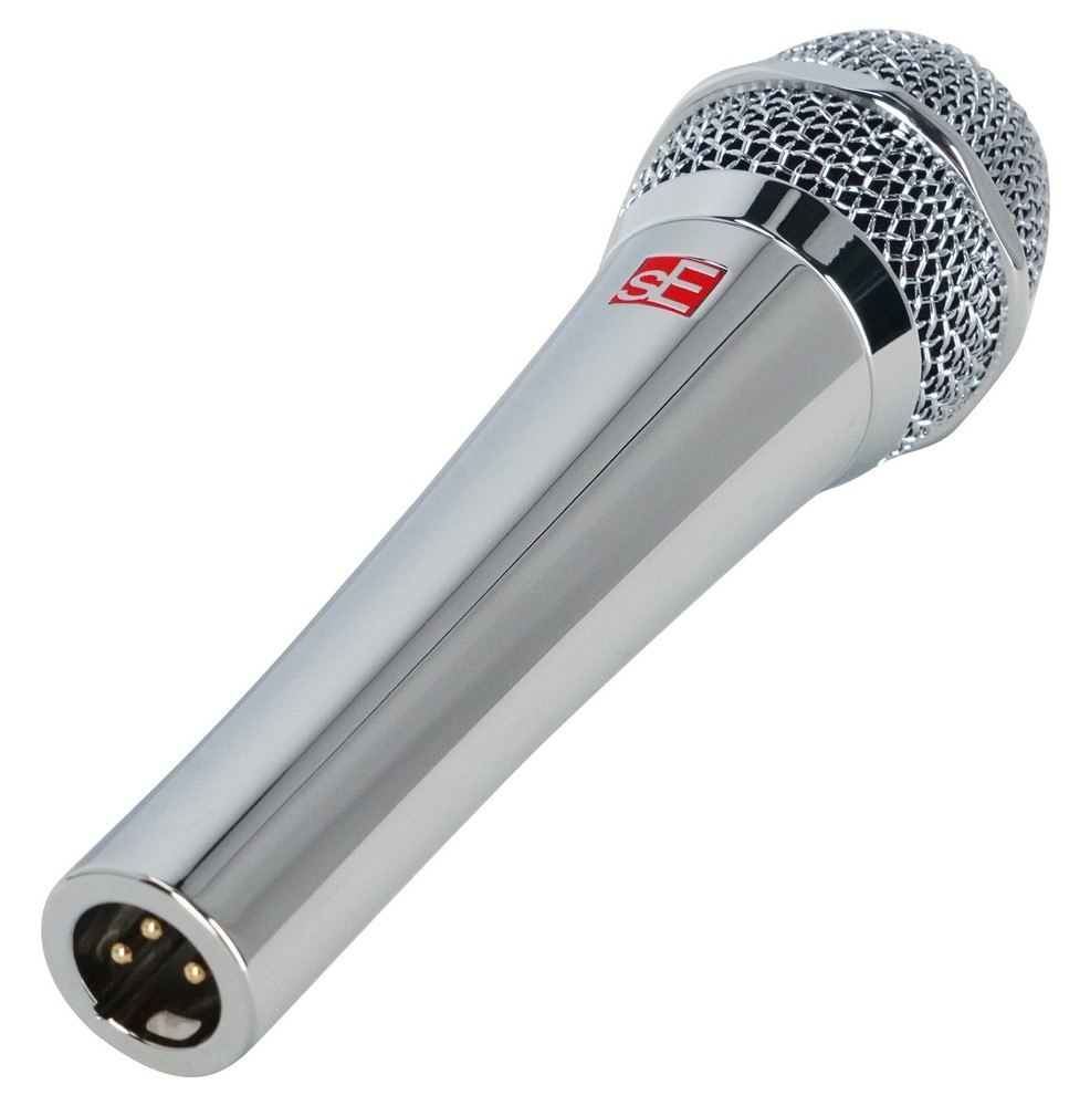 Se Electronics V7 CHROME Dynamic Microphone Handheld Mic+External Windscreen