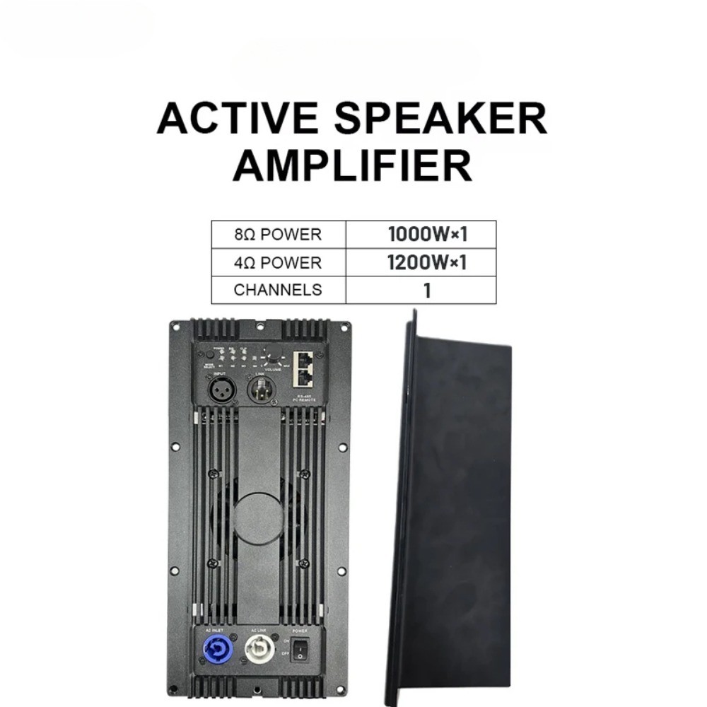 ClassD Module Speaker Active Fan Cooling Power 1200W Bass Amplifier Module Board