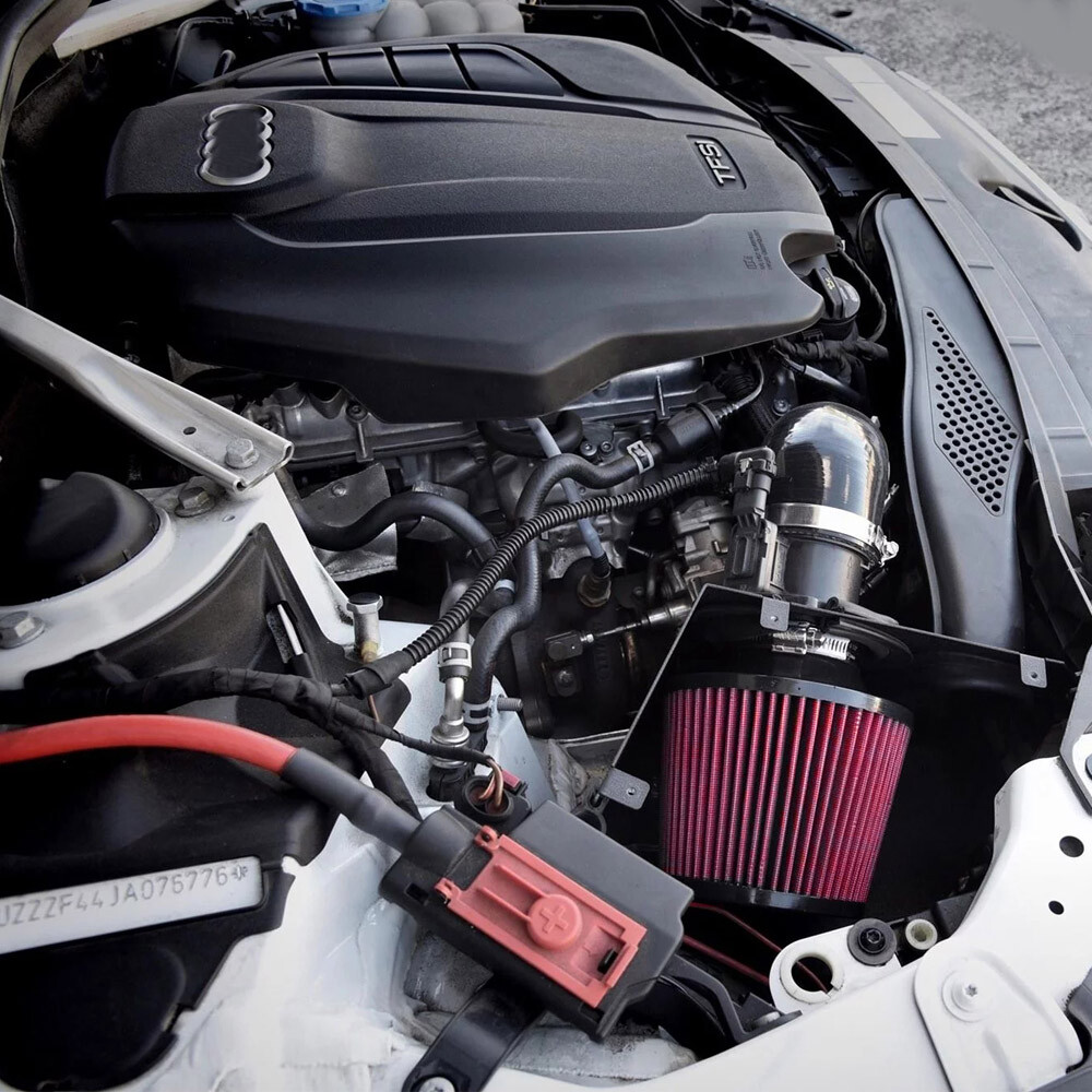 Cold Air Intake System Induction Pipe Kit Aluminum ForAudi A4 A5 B9 2.0T TFSI US