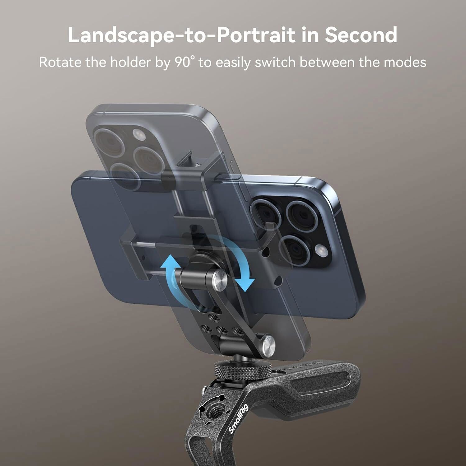 SmallRig Phone Holder with Cold Shoe Mount for DJI RS Series Gimbal 4382