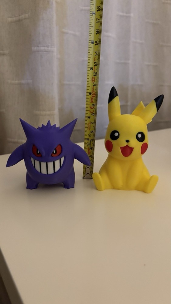 3D Printer Pikachu And Gengar