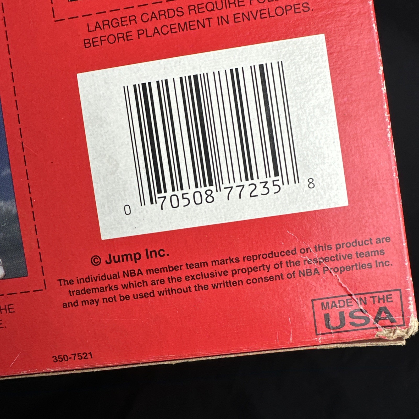 Vintage Unopened Box of Michael Jordan Valentines Day Cards HOF Bulls