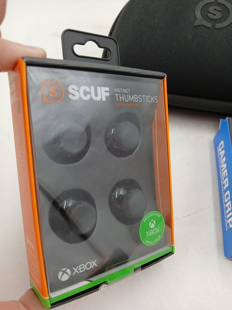 SCUF Controller Case Gamer Grip Instinct Thumbsticks Xbox Accessory Black Set