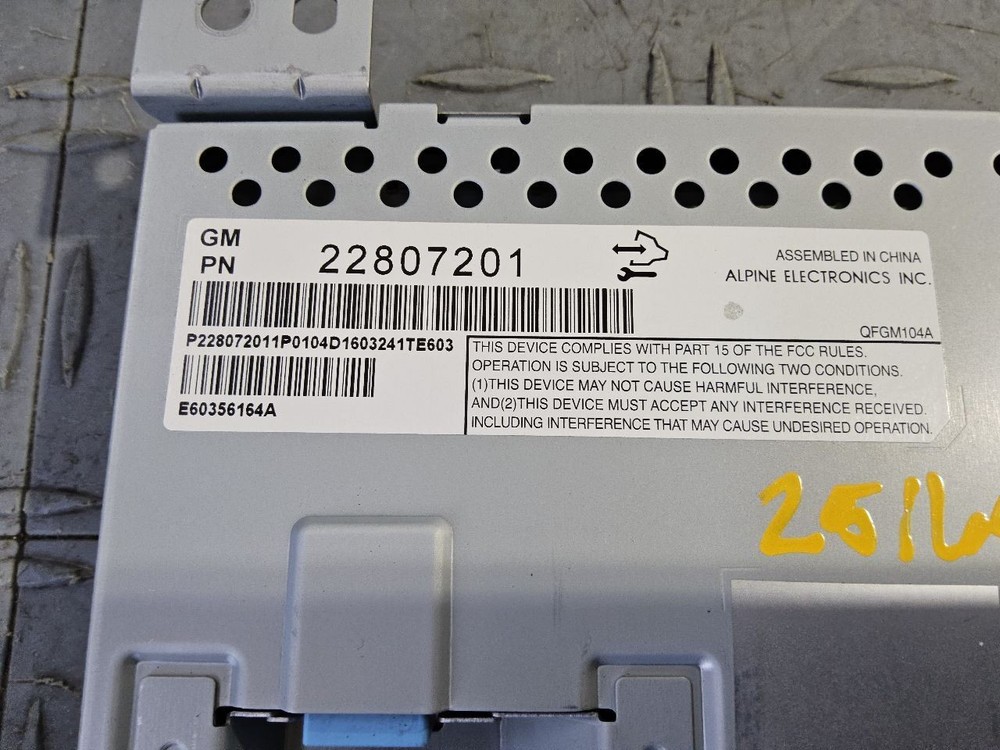 2010-2017 GMC Terrain Dash Mounted Lower 7" Display Screen