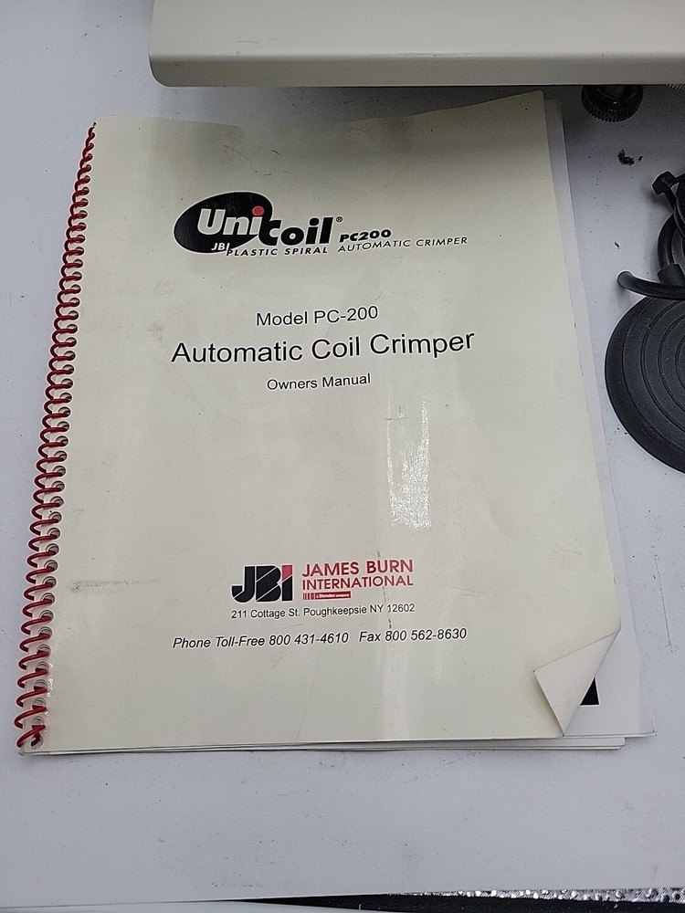 UNICOIL PC200 AUTOMATIC COIL CRIMPER (SC10)