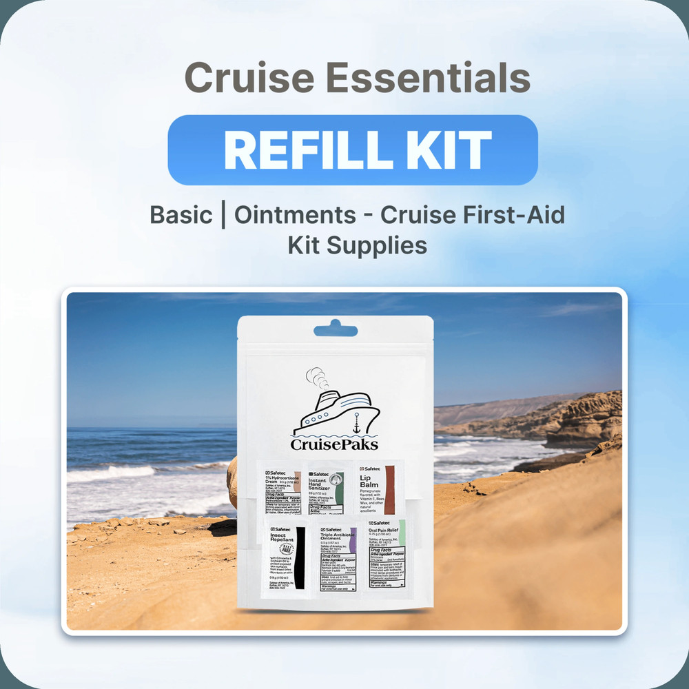 Cruise Essentials On-The-Go Refill Kit | Basic | Ointments