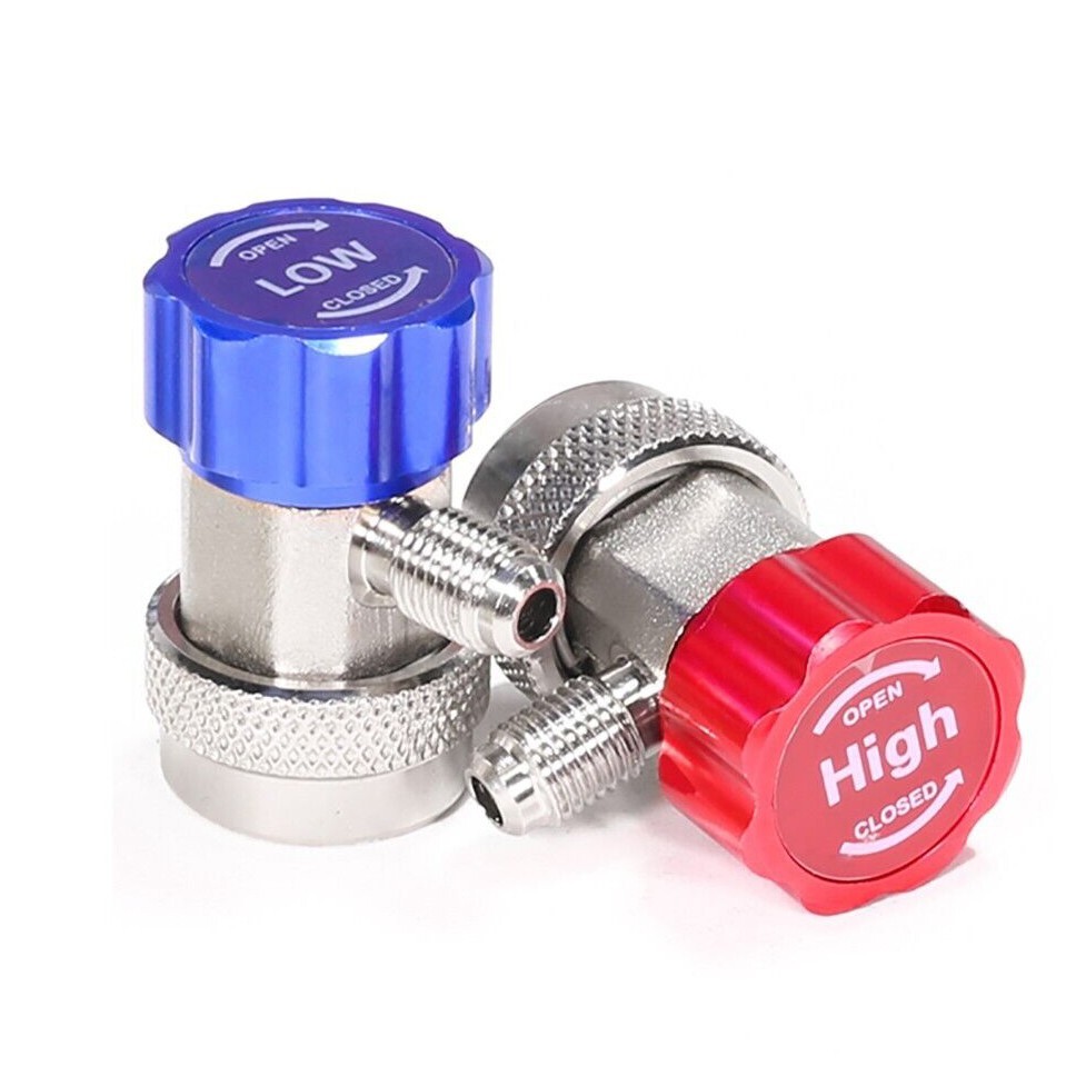 AC Manifold Gauge set Combo 3 CFM Air Vacuum Pump HVAC + R134A Kit AC A/C