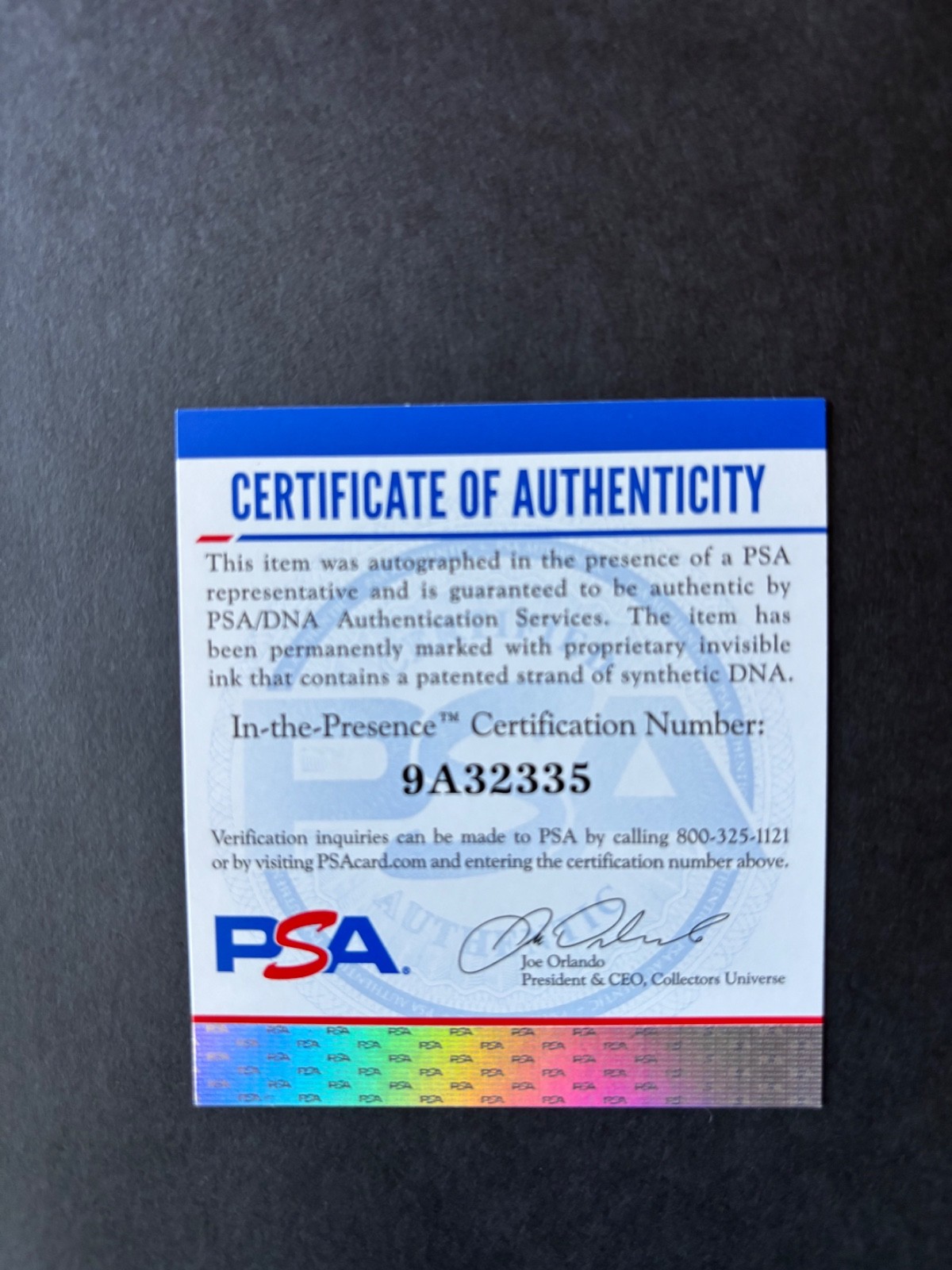 Osama Bin Laden Pro Framed Matted : FBI Poster O’Neil Signed PSA Authentic