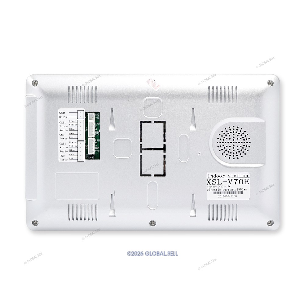 7inch Hands-free Video Door Entry Security Intercom with Keyfobs Password Keypad