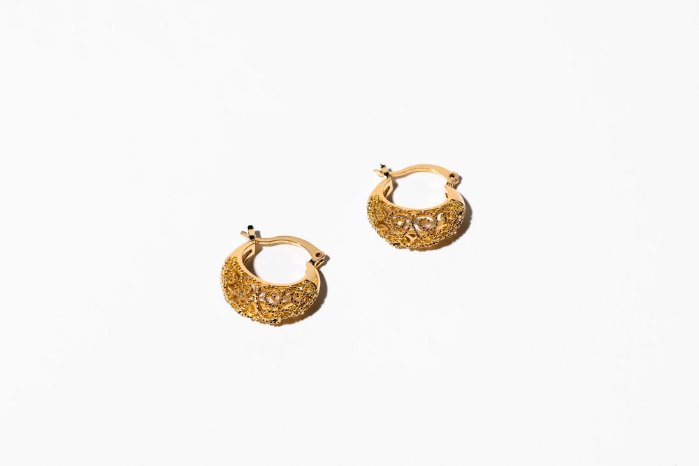 Mini Filagree Earring