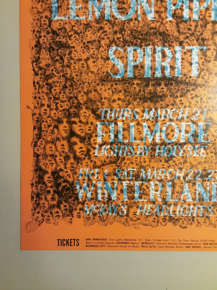 POSTER BG-112 / Moby Grape, Traffic / Bill Graham Presents