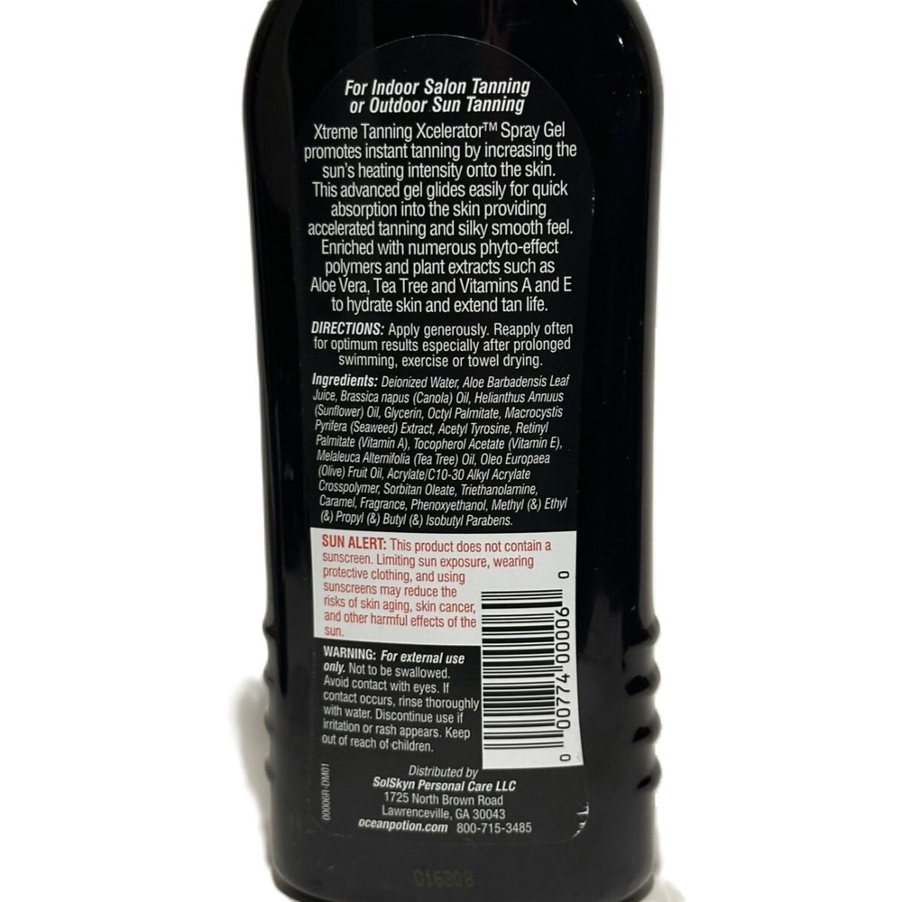 2 Pack Ocean Potion Xtreme Tanning Xcelerator Spray Instant Bronzer 8.5 oz