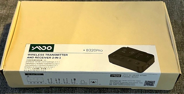 2 in 1 Wireless Transmitter and Receiver B320Pro