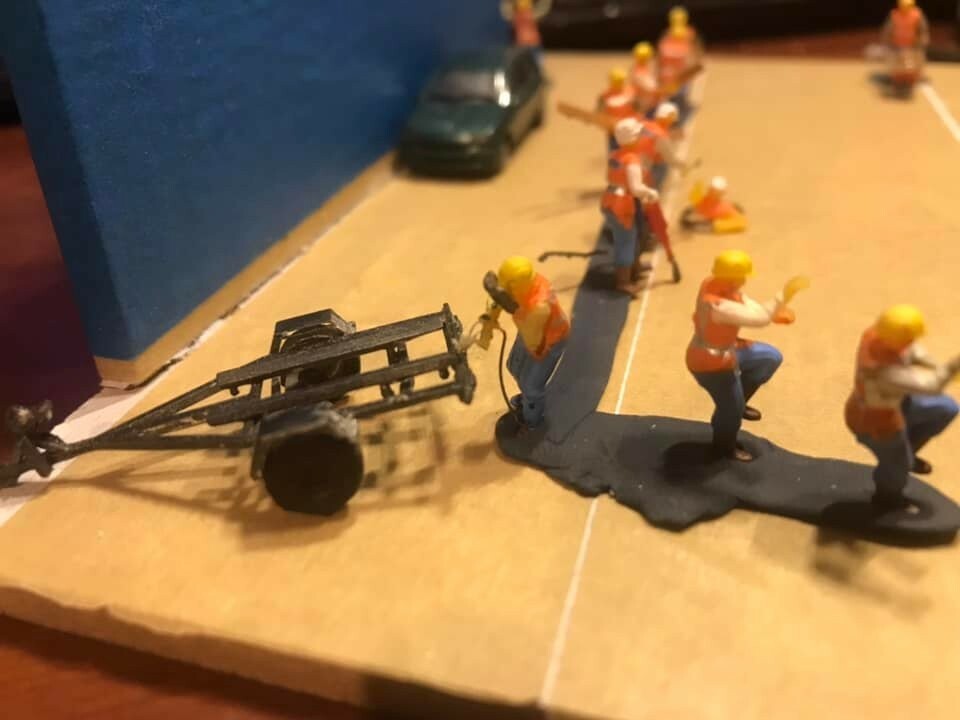 Ho 1/87 Scale Road or Construction Workers Set UNPAINTED