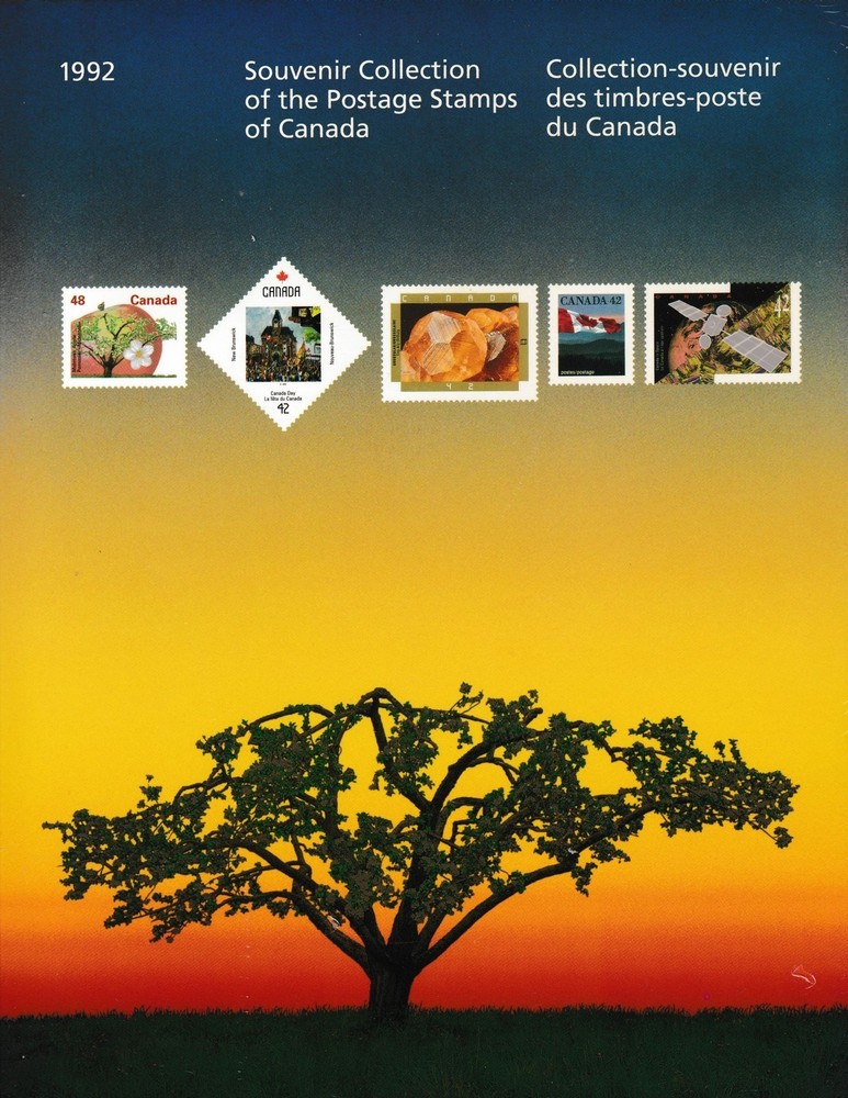 CANADA 1992 Annual / Yearly Stamp  Collection (Open)