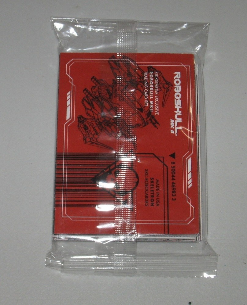 ROBOSKULL MKII Skeletron TRADING CARDS full set MISB Card Set Kickstarter