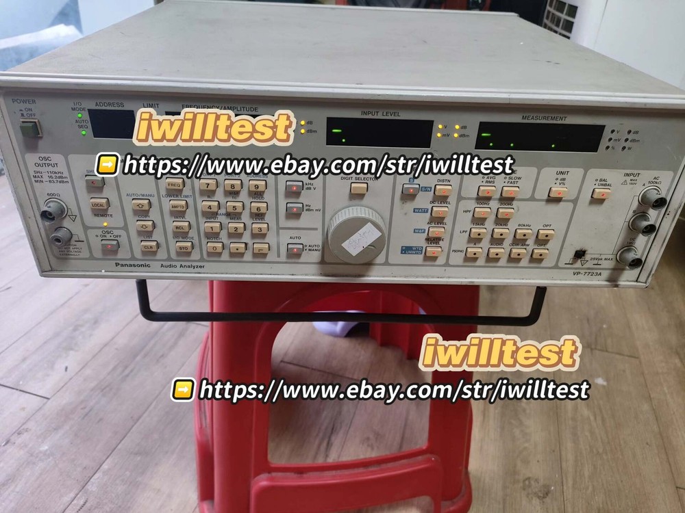 Panasonic VP-7723A Audio Analyzer VP7723A.. *IW