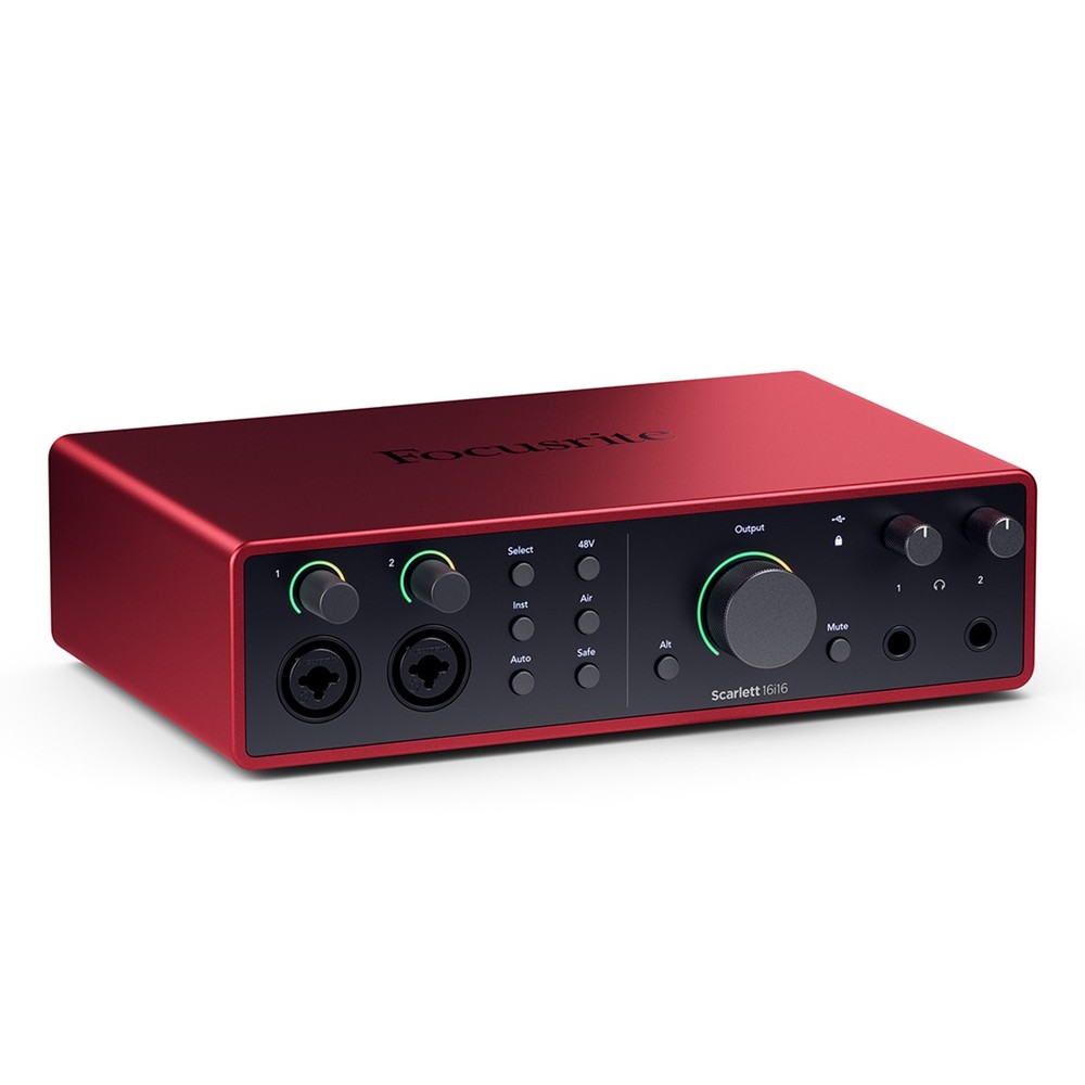 Focusrite Scarlett 16i16 4th Gen USB Audio Interface with Software Suite, Bundle