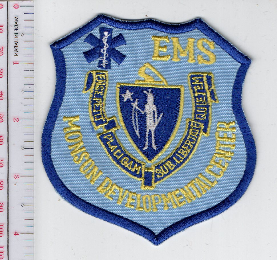 Massachusetts EMS Developmental Center Patch NO TARIFF