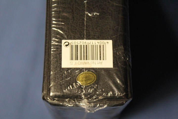 Lighthouse BLACK Three Ring binder with dustcase BlueLakeStamps NEW