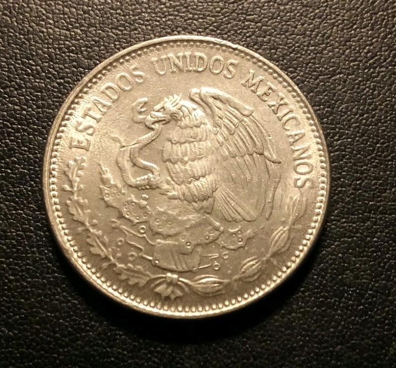 1985 Mexico 50 Pesos Coin