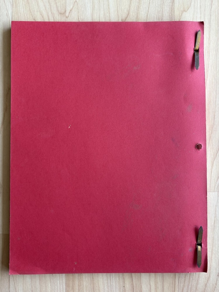 Hawaii Five-O 'A Sentence to Steal' Original Script Final Draft 1975