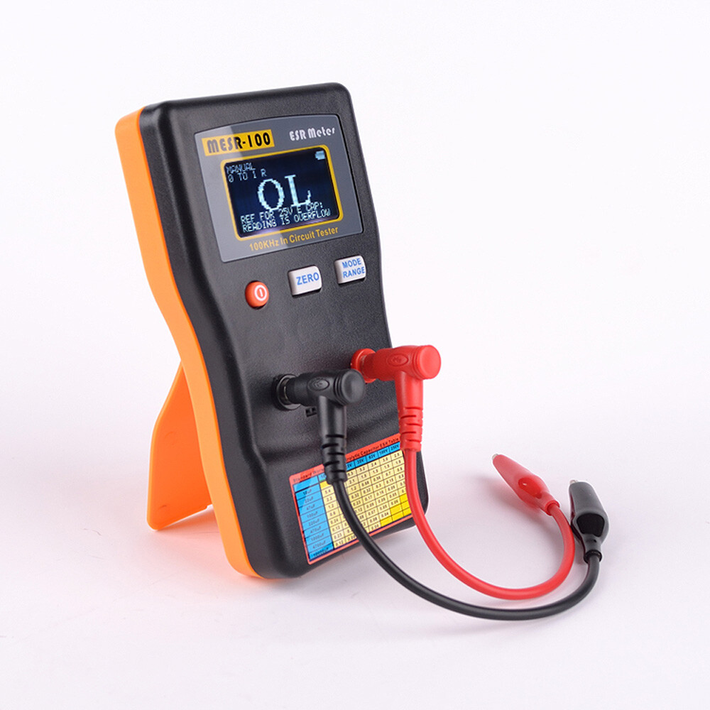 MESR-100 ESR Capacitance Ohm Meter Measuring Tool Capacitor Circuit Tester