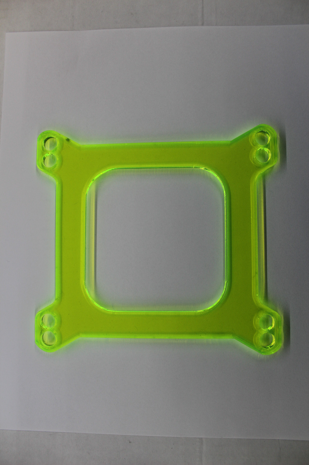 1/4'' Carb Spacer, Holley Carburetor Transparent Acrylic Spacer, Made in USA!